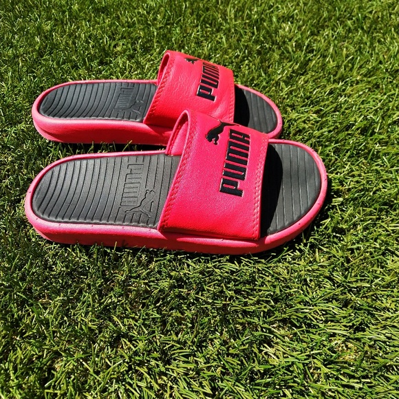 puma popcat slide sandals